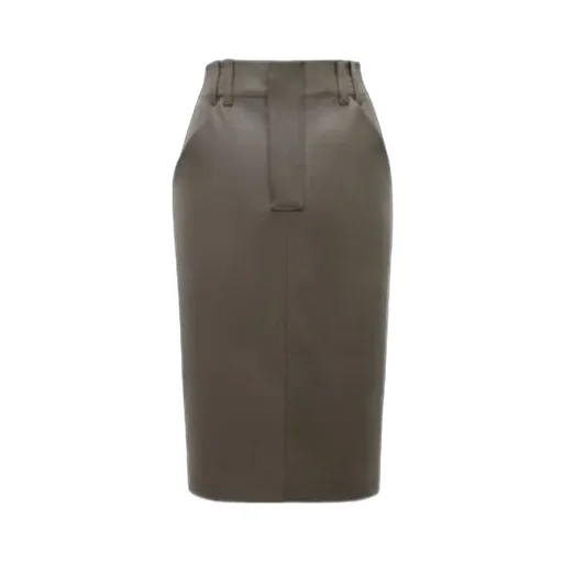 Saint Laurent High Waist Pencil Skirt