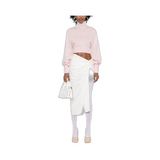 Sportmax High Neck Long-Sleeved Jumper