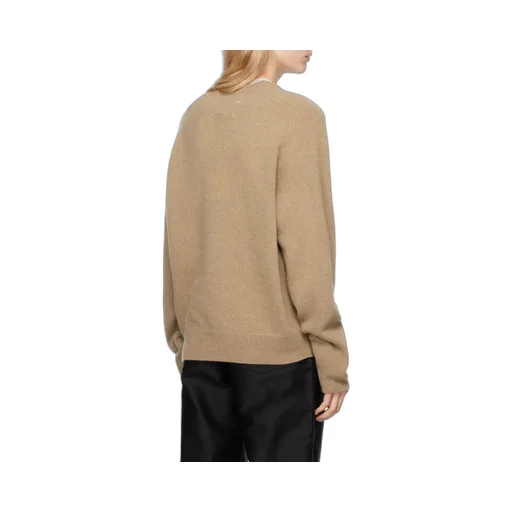 Maison Margiela Four-Stitch V-Neck Jumper