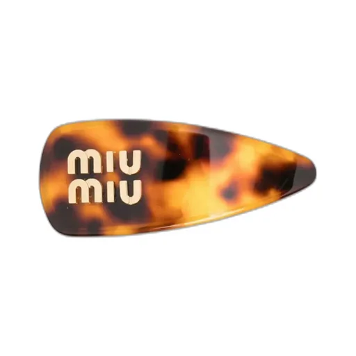 Miu Miu Logo-Lettering Clasp Fastened Hair Clip