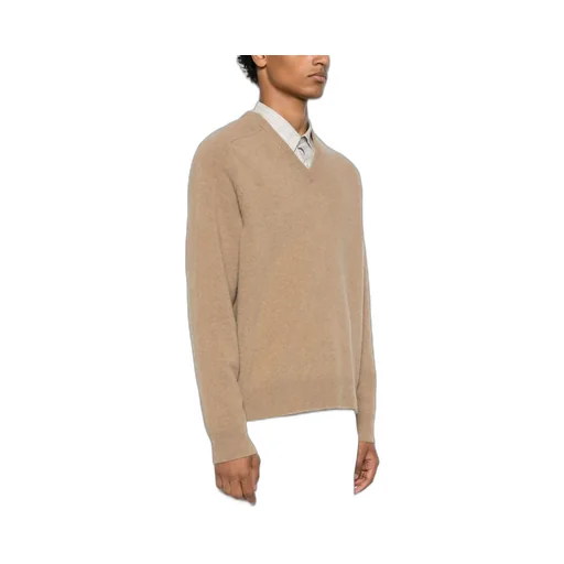 Maison Margiela Four-Stitch V-Neck Jumper