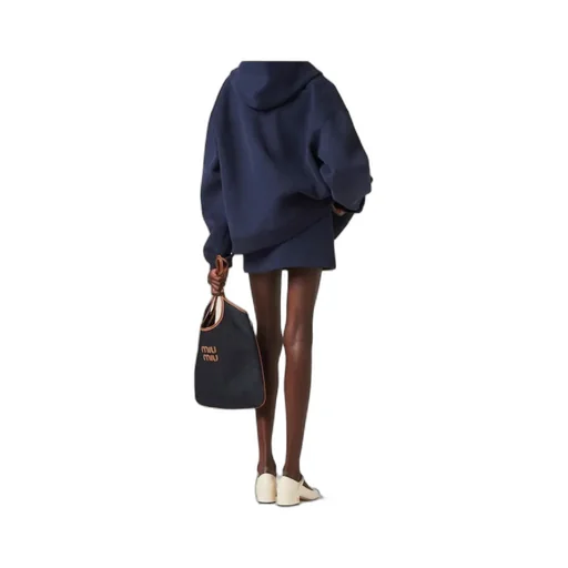 Miu Miu Logo-Detailed Mini Skirt