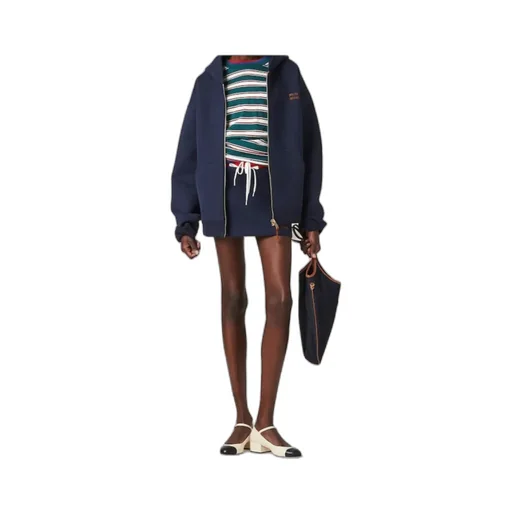Miu Miu Logo-Detailed Mini Skirt