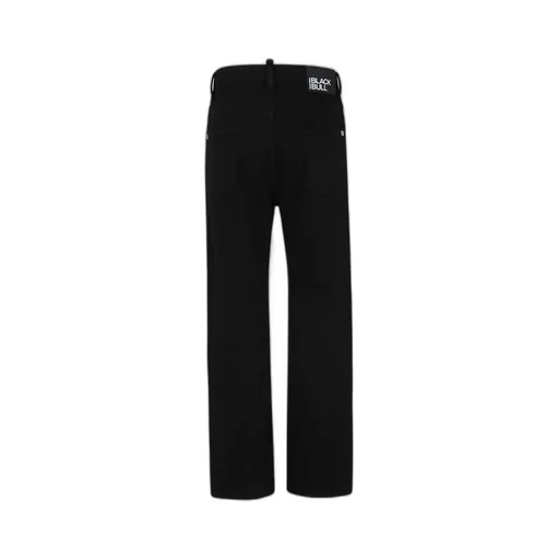 Dsquared2 Kids Logo Tag Straight-Leg Jeans