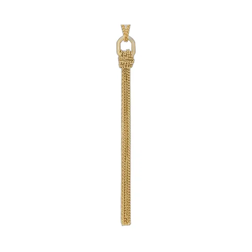 Saint Laurent Cassandre Tassel Necklace