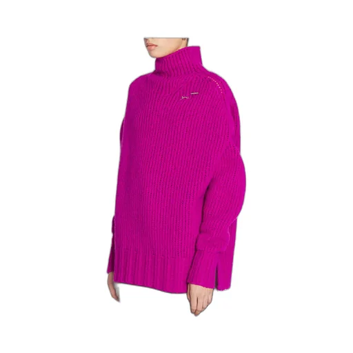 Lanvin Logo-Plaque Knitted Jumper