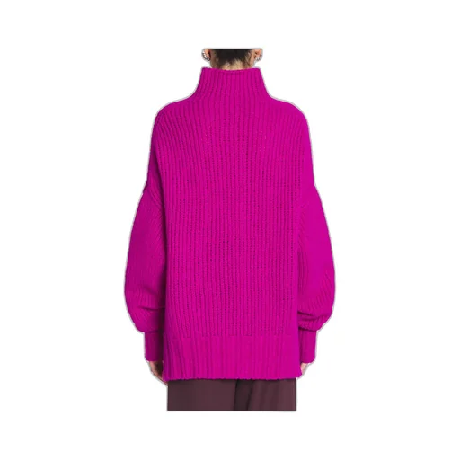 Lanvin Logo-Plaque Knitted Jumper