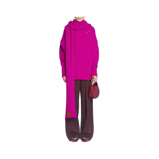 Lanvin Logo-Plaque Knitted Jumper