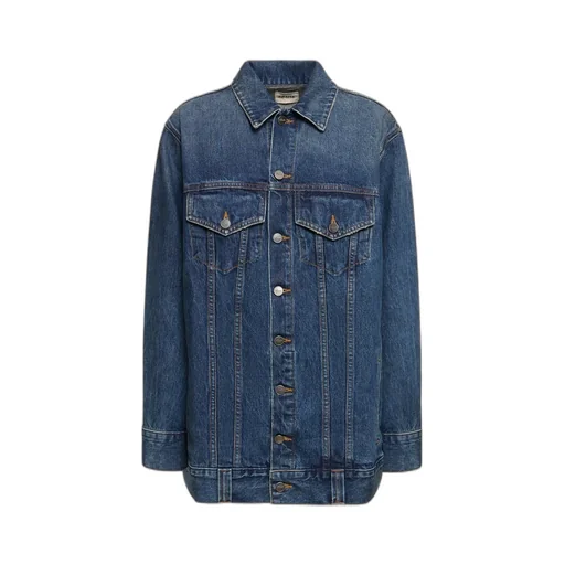 Khaite Ross Buttoned Denim Jacket