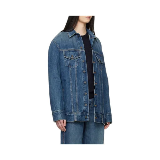 Khaite Ross Buttoned Denim Jacket