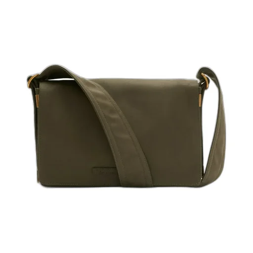 Burberry Ekd Motif Trench Gabardine Crossbody Bag