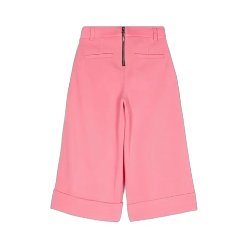 Pleat-Detail Wide-Leg Trousers