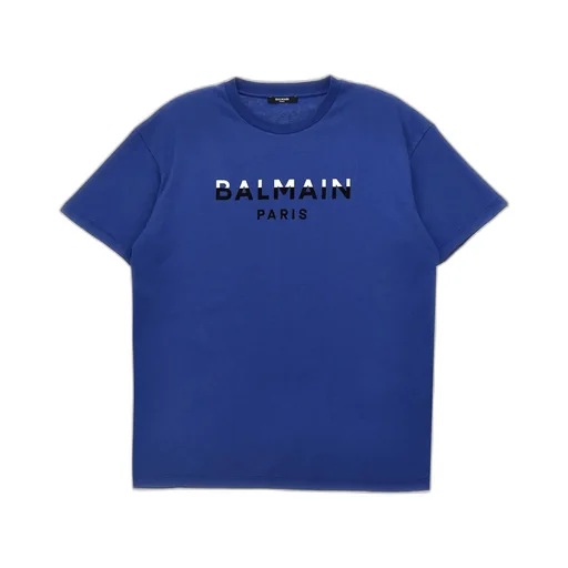 Balmain Kids Logo Printed Short Sleeved T-Shirt