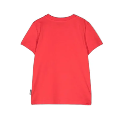 Moschino Kids Teddy Bear Embroidered Crewneck T-Shirt