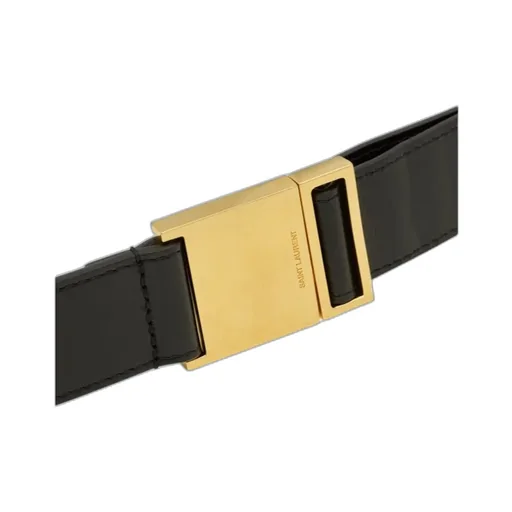 Magnetic Belt In Shiny Leather