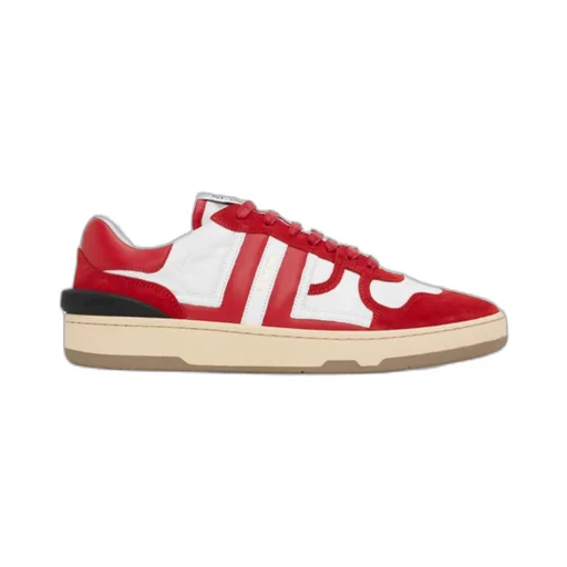 Lanvin Logo Printed Lace-Up Sneakers