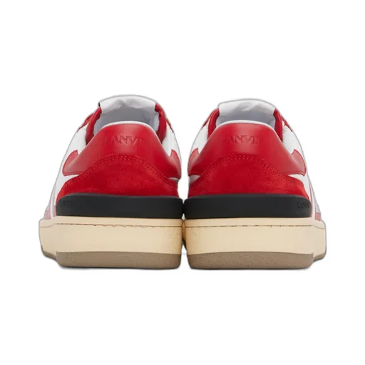 Lanvin Logo Printed Lace-Up Sneakers