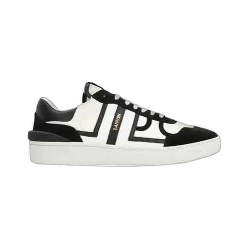 Lanvin Logo Printed Lace-Up Sneakers