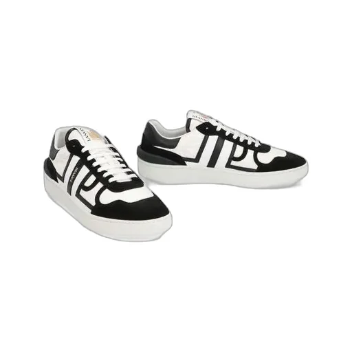 Lanvin Logo Printed Lace-Up Sneakers