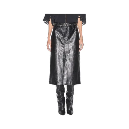 Isabel Marant ÉToile Angele Belted Waist Midi Skirt
