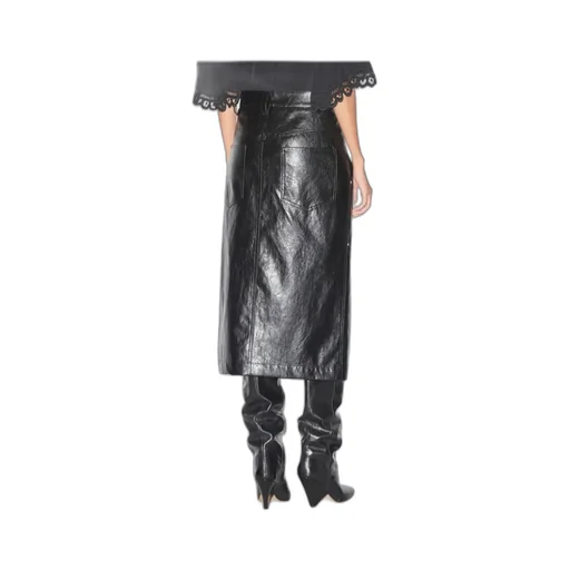 Isabel Marant ÉToile Angele Belted Waist Midi Skirt