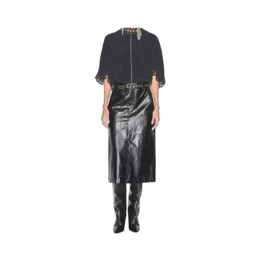 Isabel Marant ÉToile Angele Belted Waist Midi Skirt