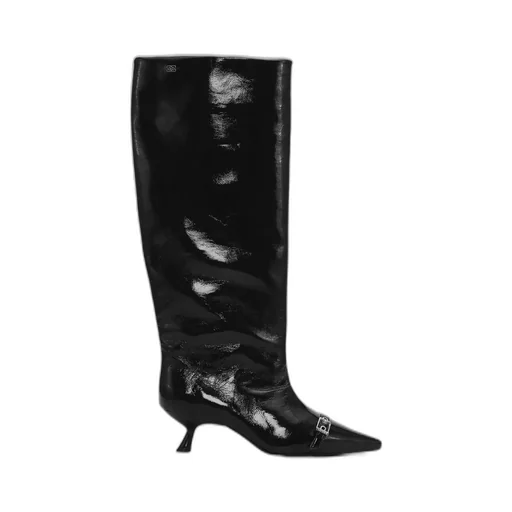 Eyelets Slouchy High Shaft Boots