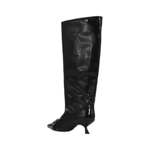 Eyelets Slouchy High Shaft Boots