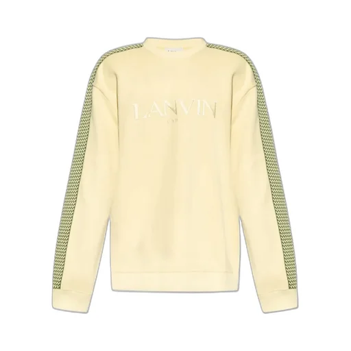 Lanvin Logo-Embroidered Crewneck Sweatshirt