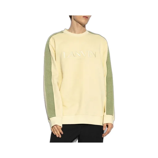 Lanvin Logo-Embroidered Crewneck Sweatshirt