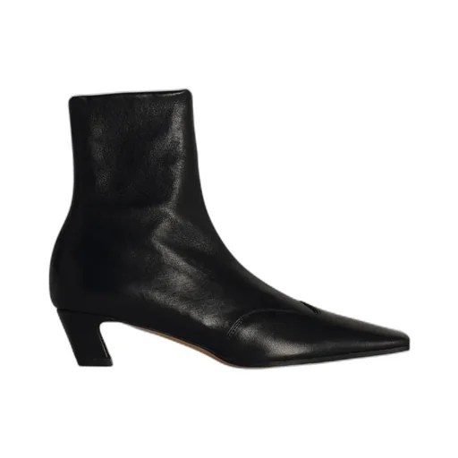 Khaite Square Toe Ankle Boots