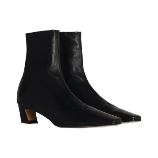 Khaite Square Toe Ankle Boots