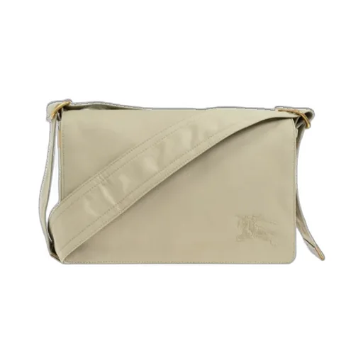 Burberry Ekd Motif Trench Gabardine Crossbody Bag