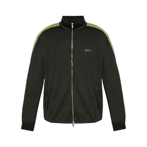 Lanvin Logo Patch High-Neck Zipped Sweatshirt