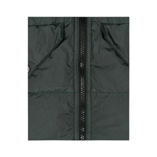 Stone Island Junior Compass-Badge Zip-Up Padded Vest