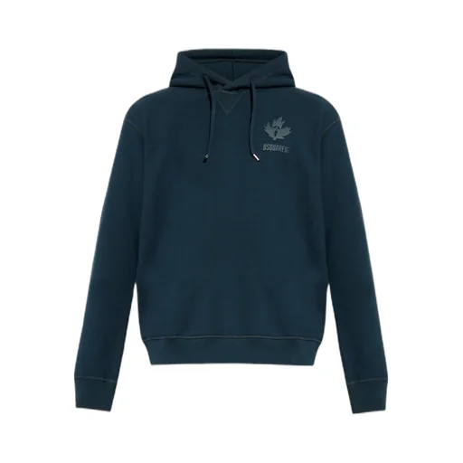 Dsquared2 Raised-Logo Drawstring Hoodie