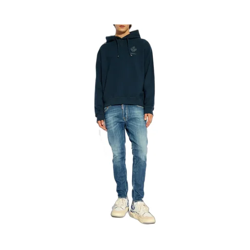Dsquared2 Raised-Logo Drawstring Hoodie