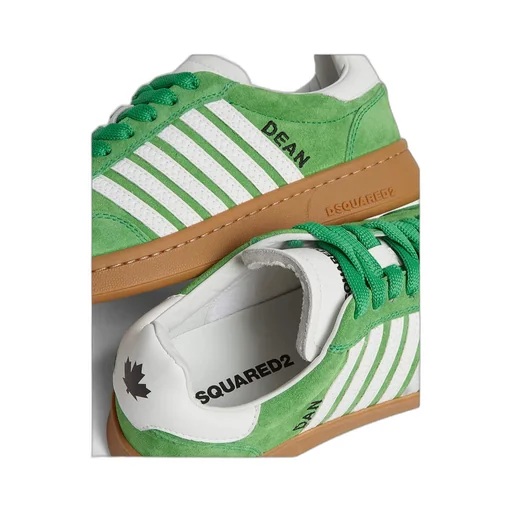 Striped Suede Trainers