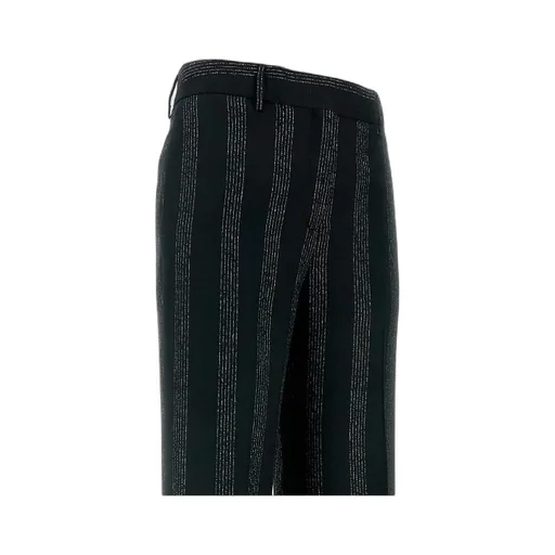 Striped Wide-Leg Trousers