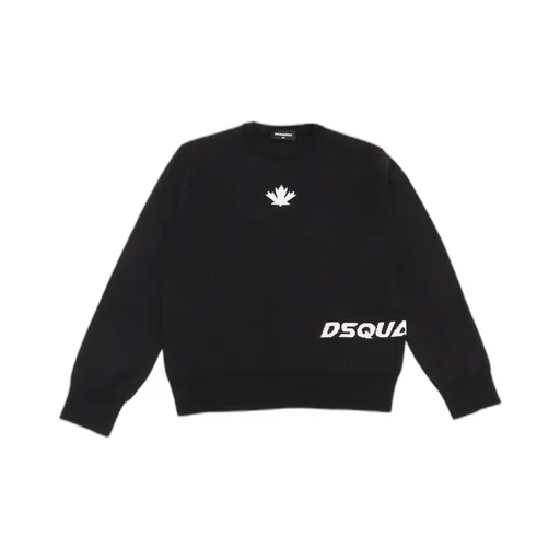 Dsquared2 Kids Logo Intarsia-Knit Jumper