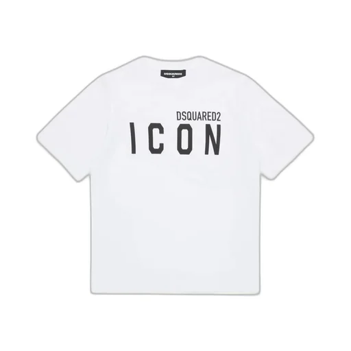 Dsquared2 Kids Logo Printed Crewneck T-Shirt