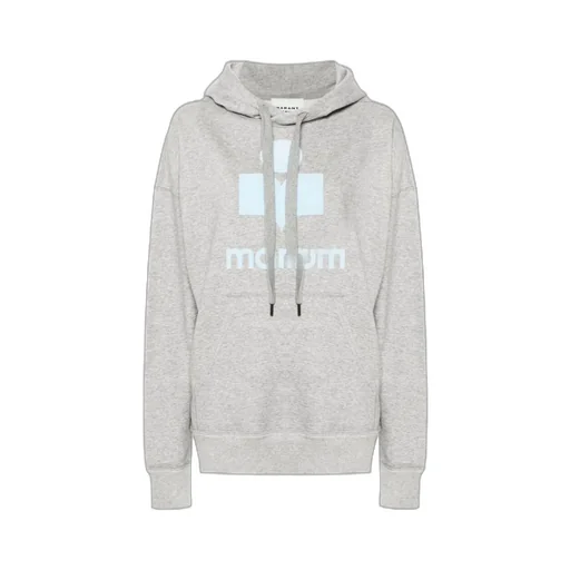 Isabel Marant ÉToile Mansel Logoo Printed Drawstring Hoodie