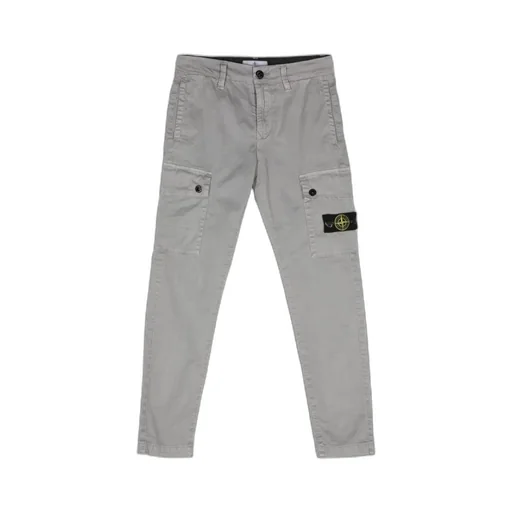 Stone Island Junior Compass-Badge Tapered-Leg Trousers