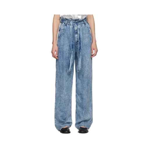 Isabel Marant ÉToile Priana High-Waist Wide-Leg Trousers