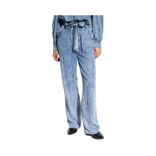 Isabel Marant ÉToile Priana High-Waist Wide-Leg Trousers