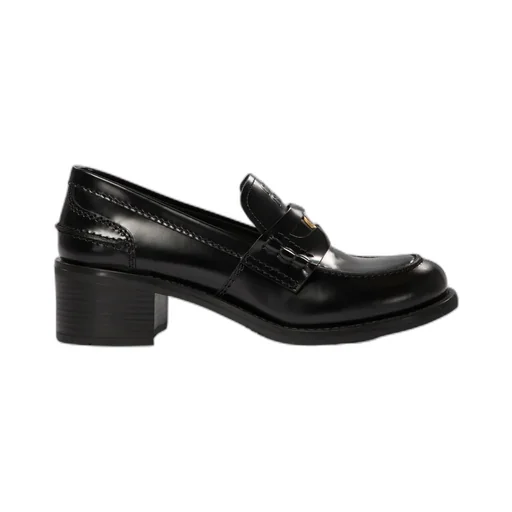 Brushed Leather Loafers
