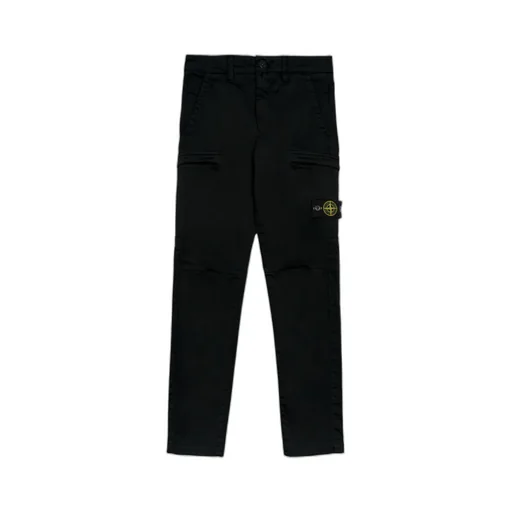 Stone Island Junior Compass Patch Cargo Trousers