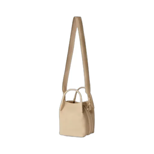 Micro Bale Leather Tote Bag
