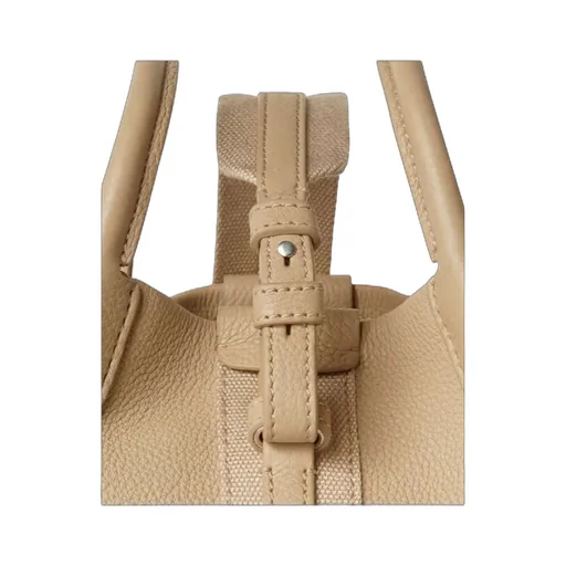 Micro Bale Leather Tote Bag