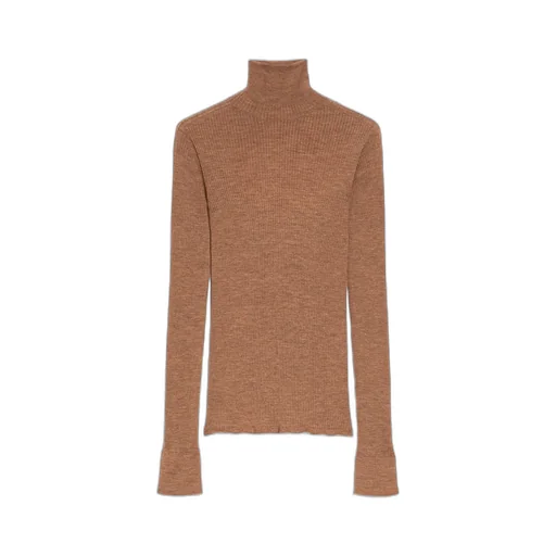 High-Neck Knit Top